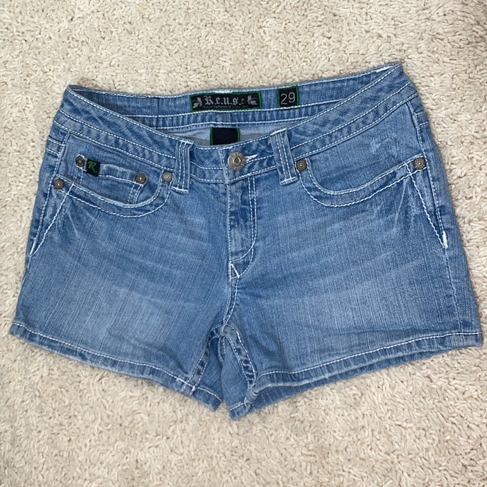 REISS jean shorts woman’s waist 29” they have pockets in front/back